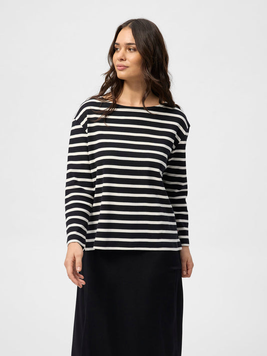 Claudia T-shirt Black Stripe