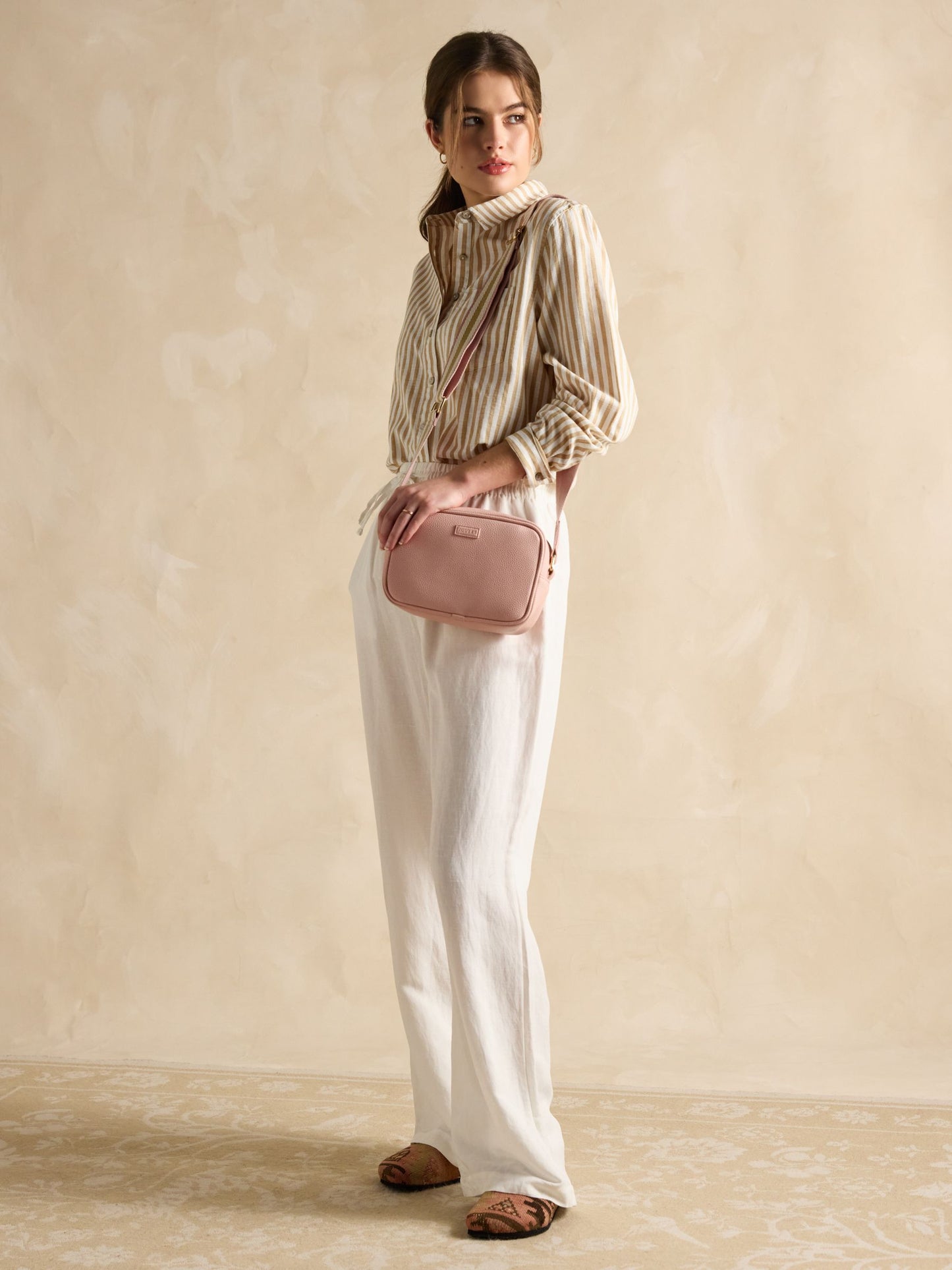 Trent Light Pink Cross Body Bag