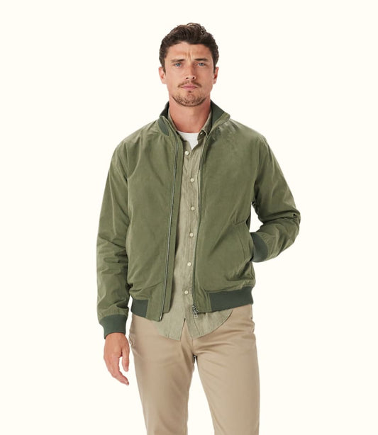 Palmer Bomber Jacket Khaki