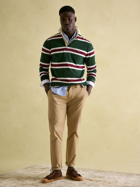 Onside
Green & Red Striped Rugby Shirt