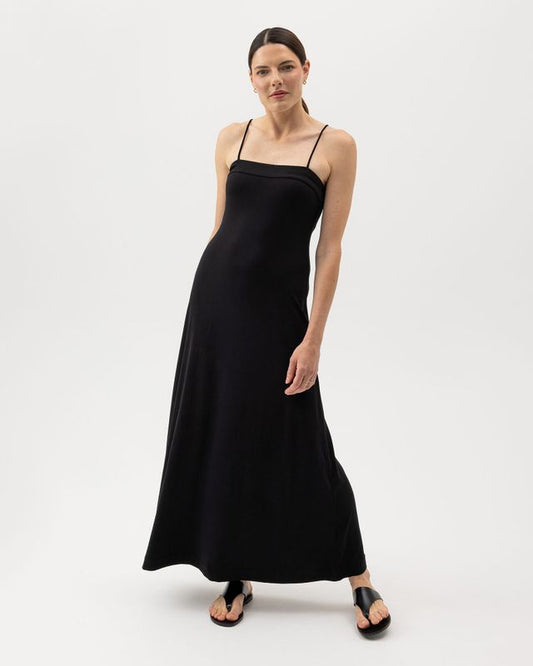 Esther Slip Dress Black