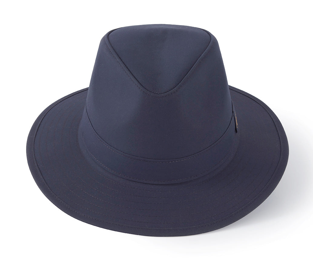 The Darsham Wax Fedora Navy