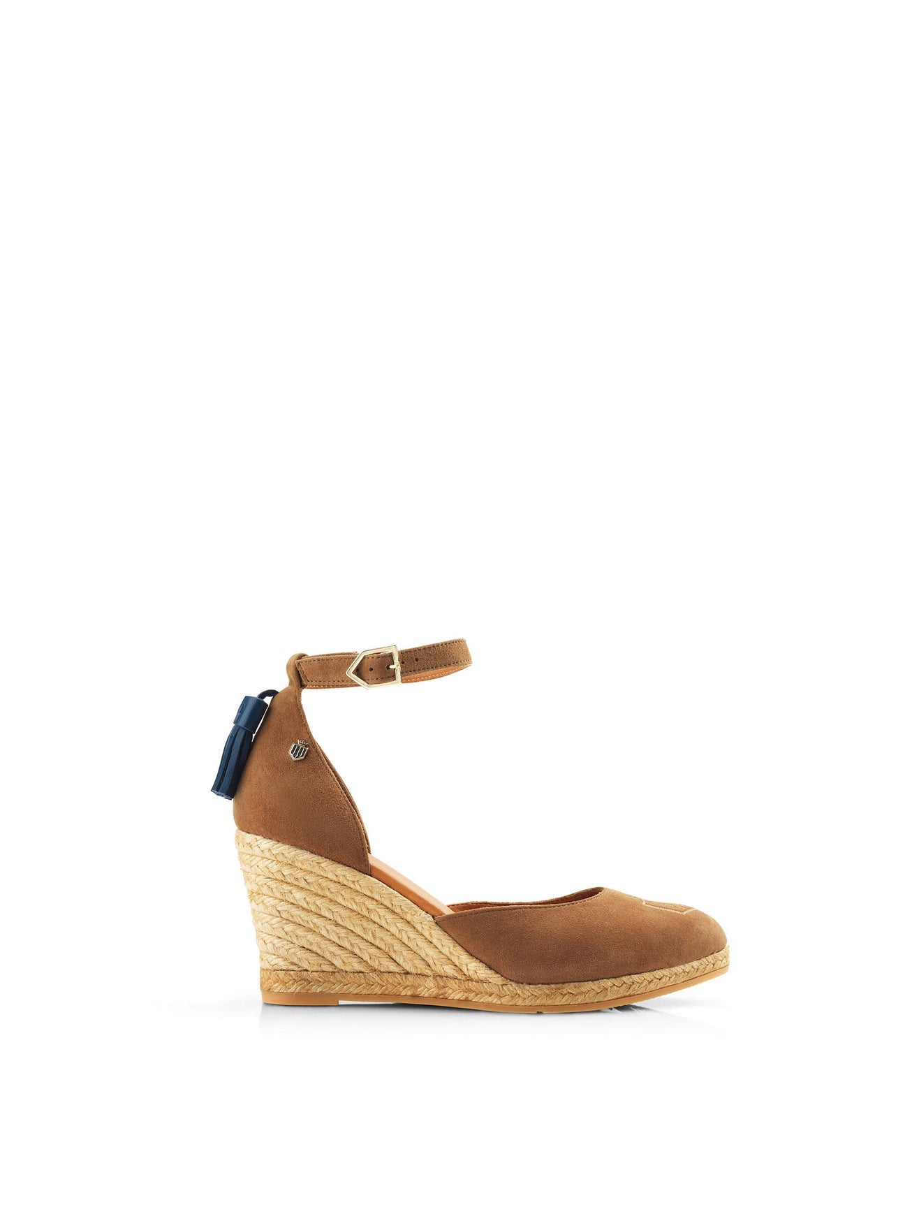 Monaco 
Women's Espadrille Wedge - Tan Suede