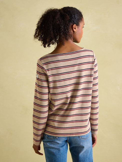 New Harbour
Oat Multi Boat Neck Breton Top