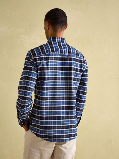 Welford
Navy Cotton Check Shirt