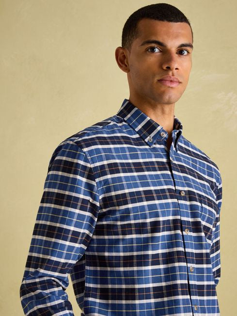 Welford
Navy Cotton Check Shirt