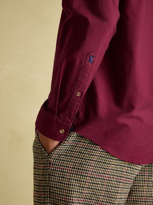 Oxford
Burgundy Red Long Sleeve Classic Fit Shirt