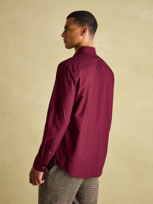 Oxford
Burgundy Red Long Sleeve Classic Fit Shirt