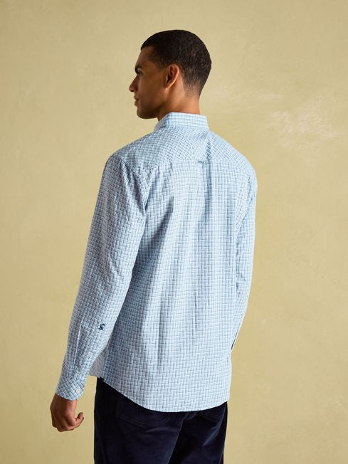 Abbott
Blue Cotton Poplin Shirt