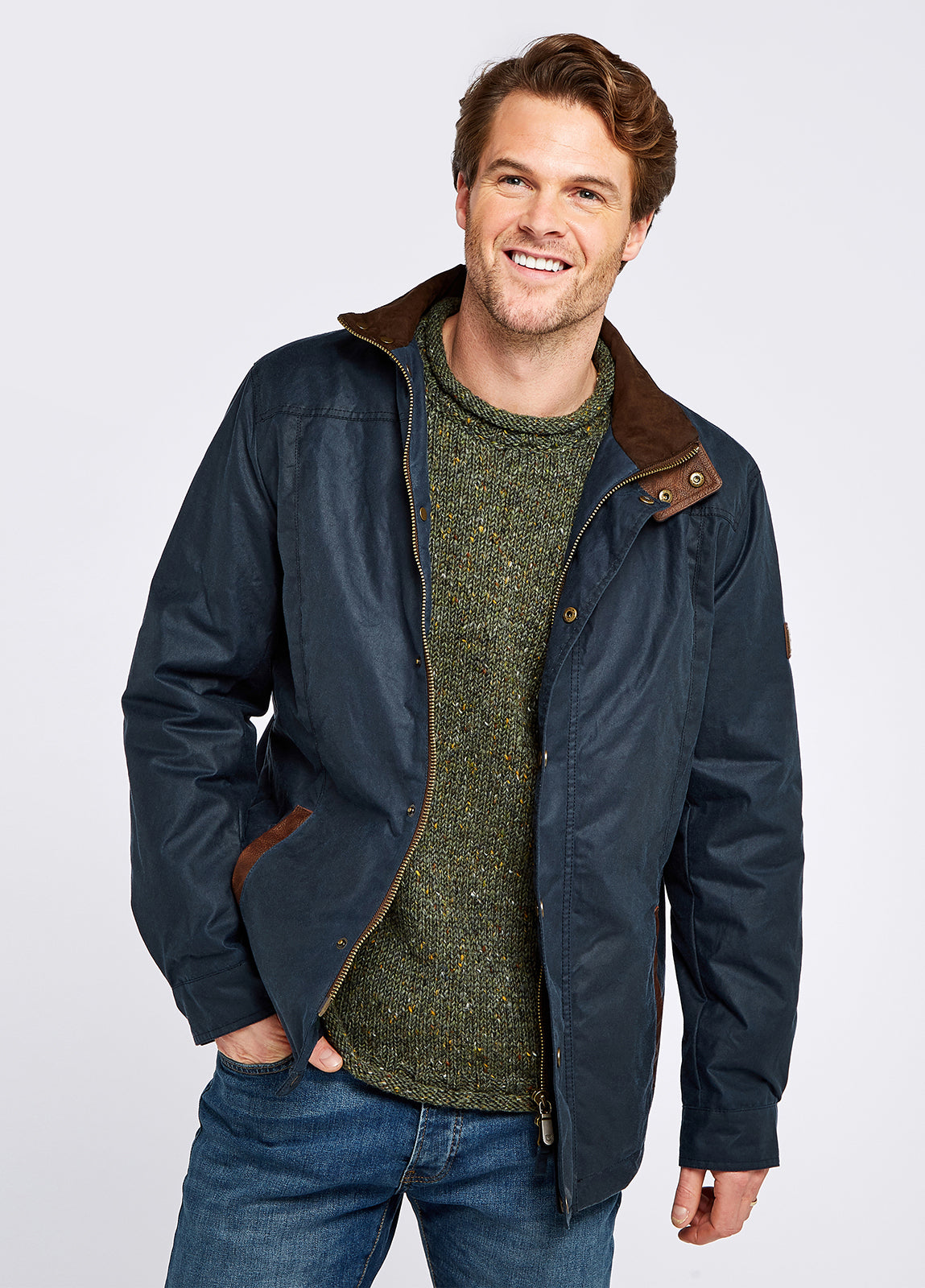 Barbour lightweight admiralty store waxed cotton jacket