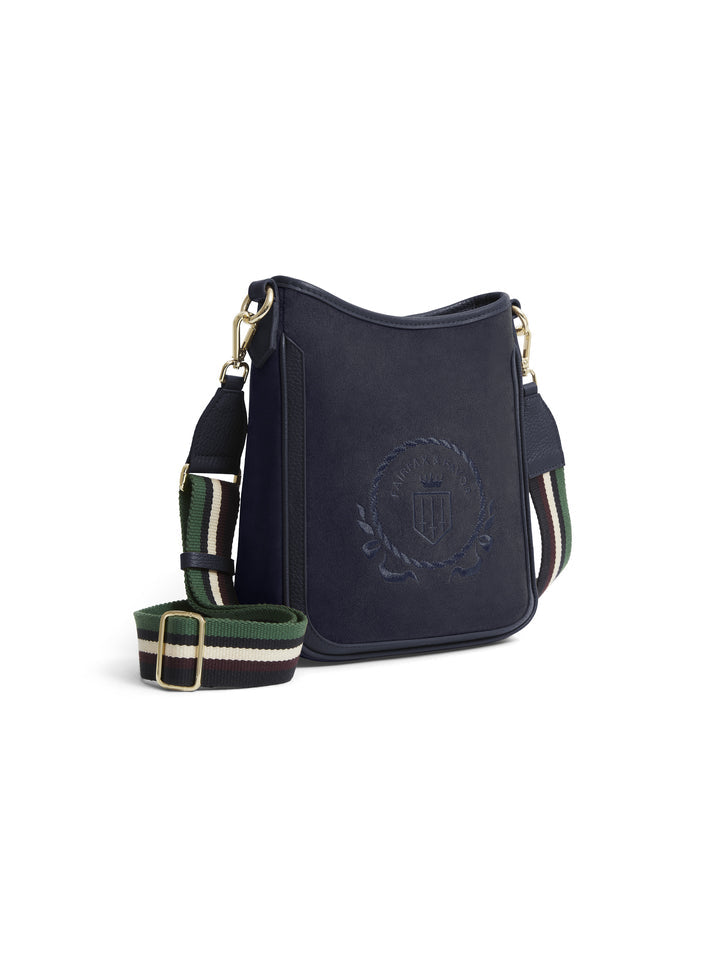 Richmond Crossbody Bag - Navy Suede