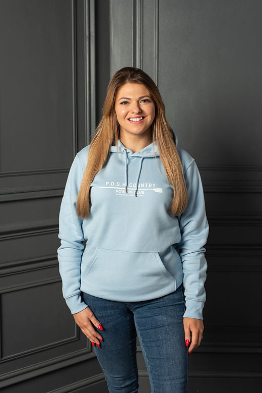 The Henley Hoodie Azur Sky