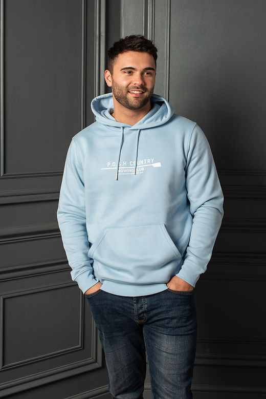 The Henley Hoodie Azur Sky