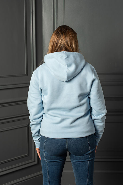 The Henley Hoodie Azur Sky