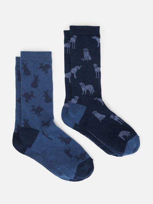 Kingsbury
Blue/Navy Men's 2 Pack Socks (size 7-12)