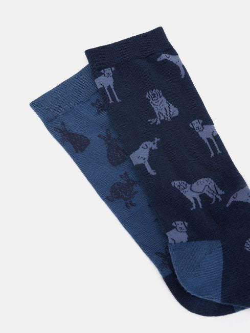 Kingsbury
Blue/Navy Men's 2 Pack Socks (size 7-12)