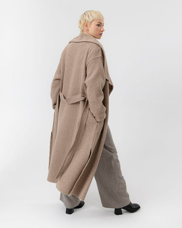 Astrid Wide Coat Khaki