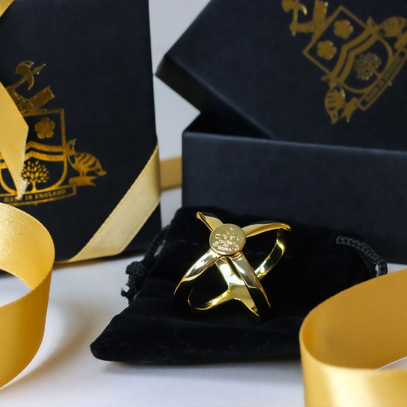 Scarf Ring- Gold