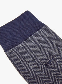 Nelson Sock Navy/Grey