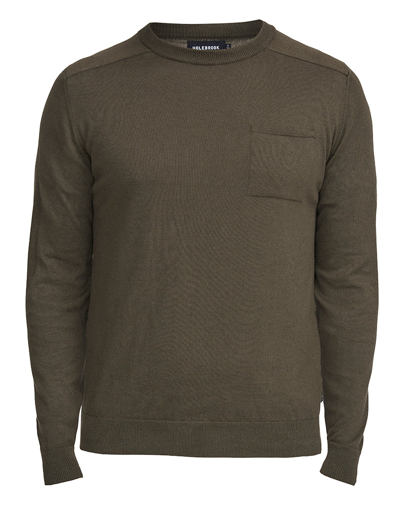 Tryggve Crew Jumper Dusty Olive