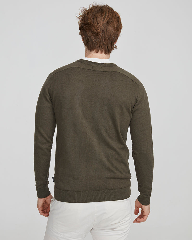 Tryggve Crew Jumper Dusty Olive